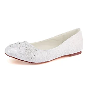 import placeholder for ivory flat lace wedding shoes fashion be 160220848